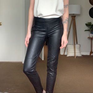 Vera Wang Leather Pants/Leggings